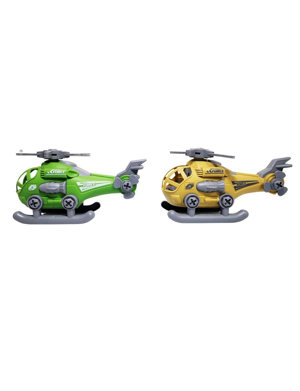 Helicoptero Juguete Armable Interactivo Didactico X 2 Un