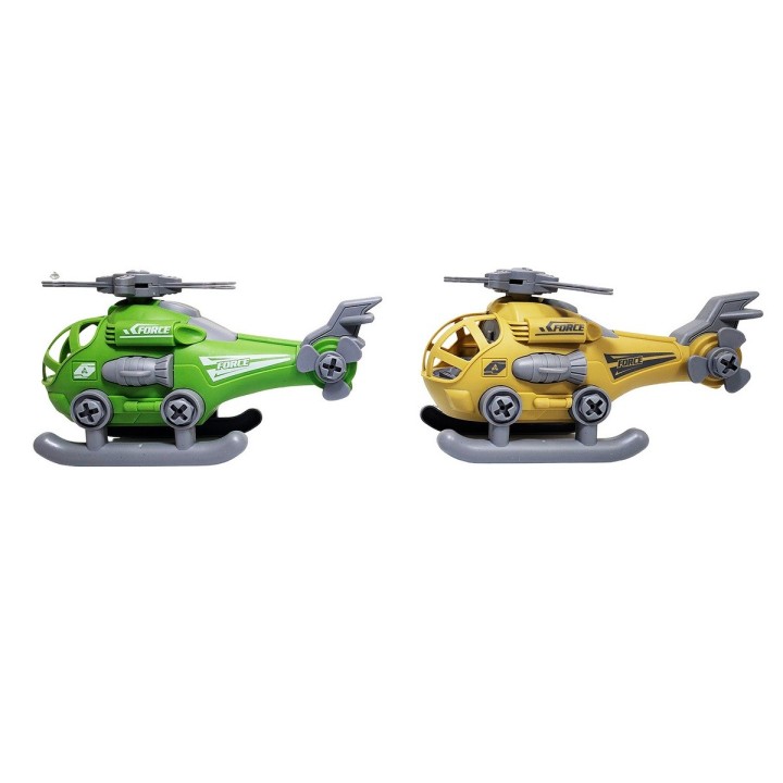 Helicoptero Juguete Armable Interactivo Didactico X 2 Un