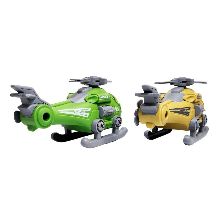 Helicoptero Juguete Armable Interactivo Didactico X 2 Un