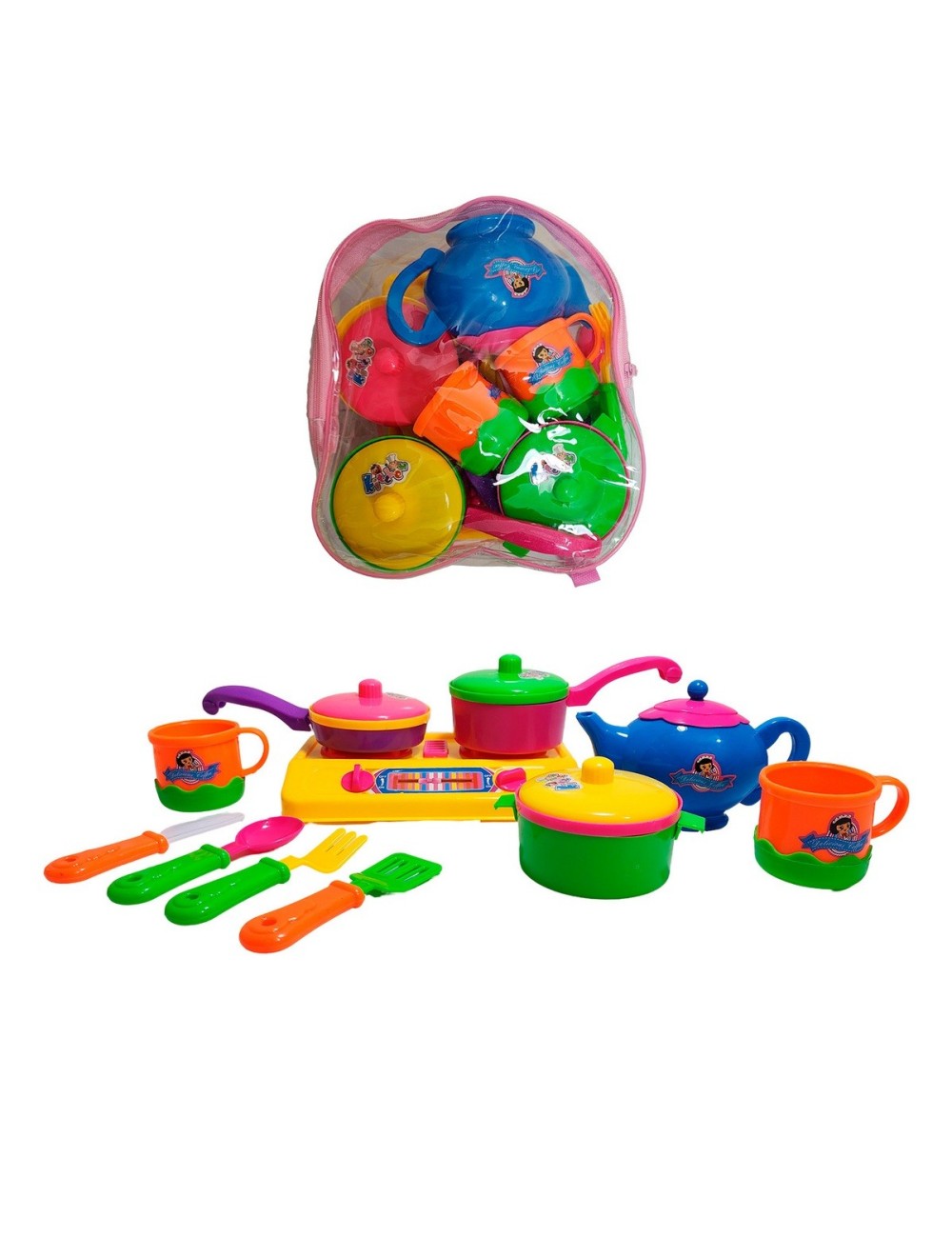 Maleta Cocina Juguete Utencilios Interactiva Niñas Didactico