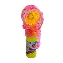 Pistola Burbujera Con Luces + Liquido Burbujero