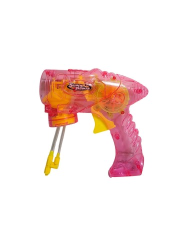 Pistola Burbujera Con Luces + Liquido Burbujero
