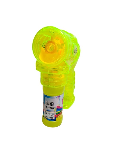 Pistola Burbujera Con Luces + Liquido Burbujero
