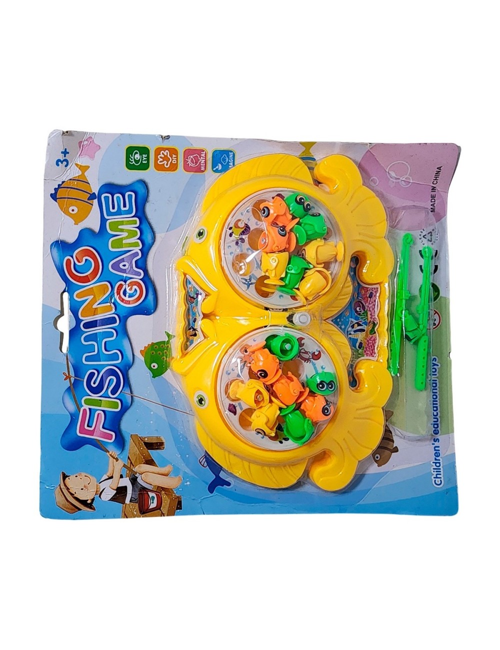 Juego De Pesca Iman Juguete Giratorio Infantil Peces Fishing