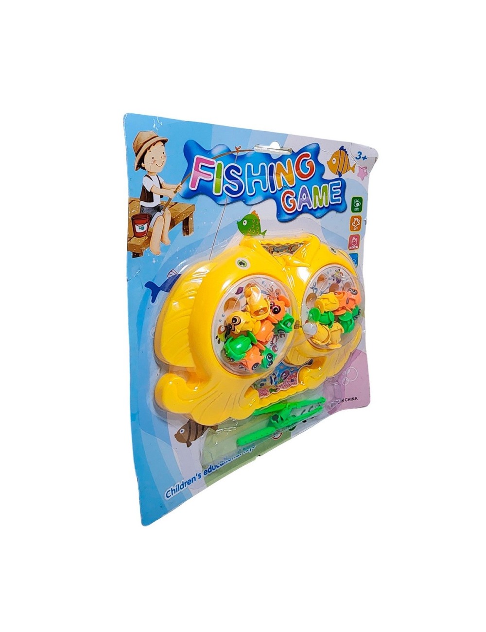 Juego De Pesca Iman Juguete Giratorio Infantil Peces Fishing