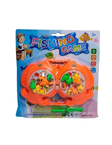 Juego De Pesca Iman Juguete Giratorio Infantil Peces Fishing