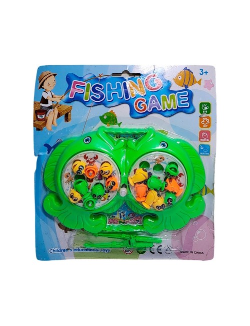 Juego De Pesca Iman Juguete Giratorio Infantil Peces Fishing