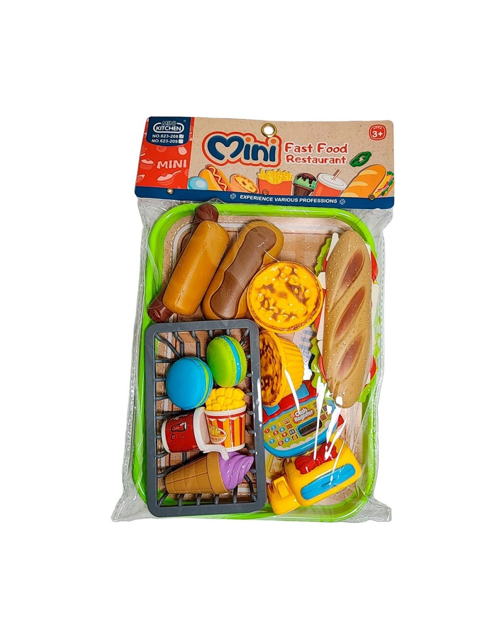 Mini Restaurante Comida Rapida Juguete Comida Interactivo