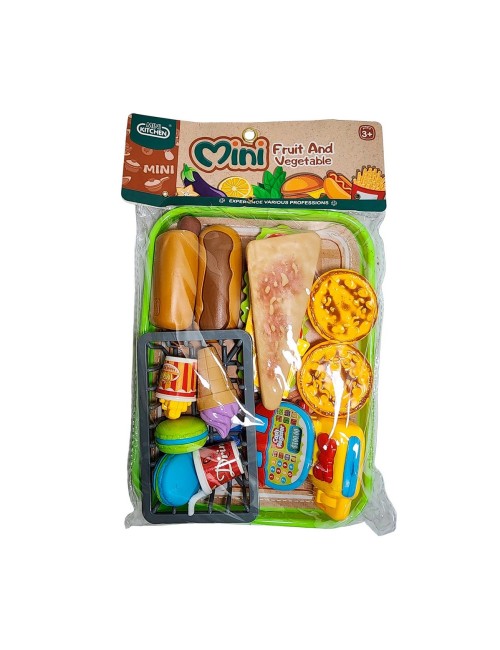 Mini Restaurante Comida Rapida Juguete Comida Interactivo