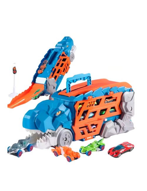 Pista Dinosaurio Dino truck catapulta