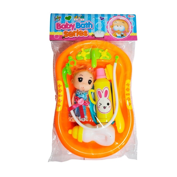 Muñeca Bebe Con Bañera Y Accesorios Juguete Interactivo