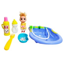 Muñeca Bebe Con Bañera Y Accesorios Juguete Interactivo