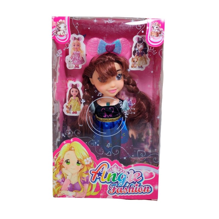 Muñeca Princesa Con Moño Juguete Interactivo