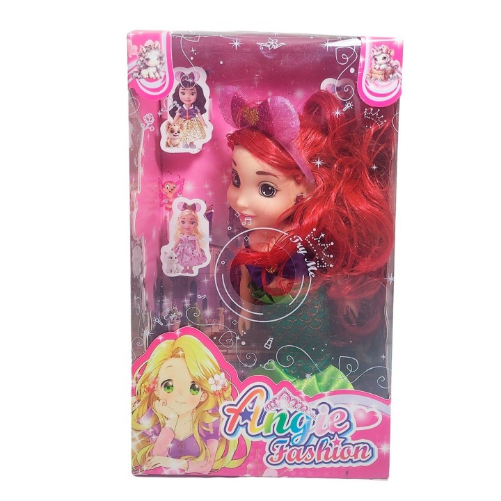 Muñeca Princesa Con Moño Juguete Interactivo
