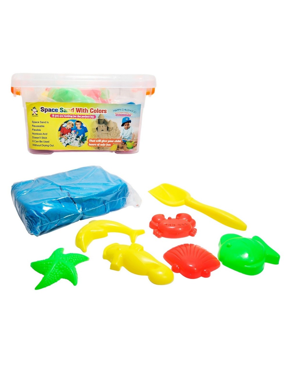 Juego De Arena Con Figuras Juguete Didactico Aprendizaje