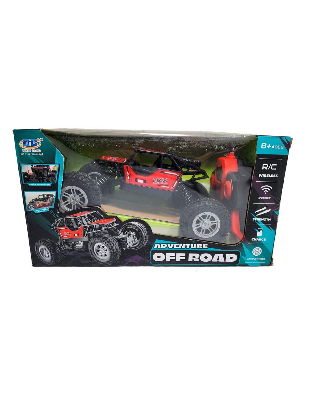 Carro Buggy Monster Racing Gt Recargable Control Remoto