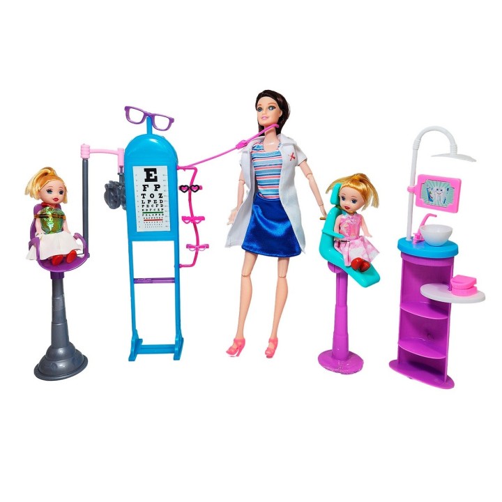 Muñeca Doctora Odontologa Juguete Didactico + Accesorios