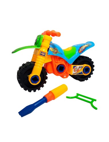 Moto Motocicleta Armable Juguete Didactico Interactivo