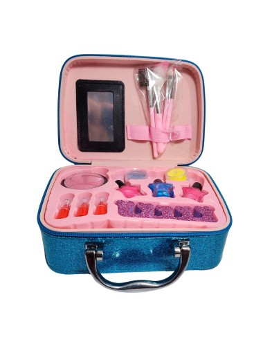 Maleta Kit Maquillaje Stitch Angel Niñas Juguete Esmaltes