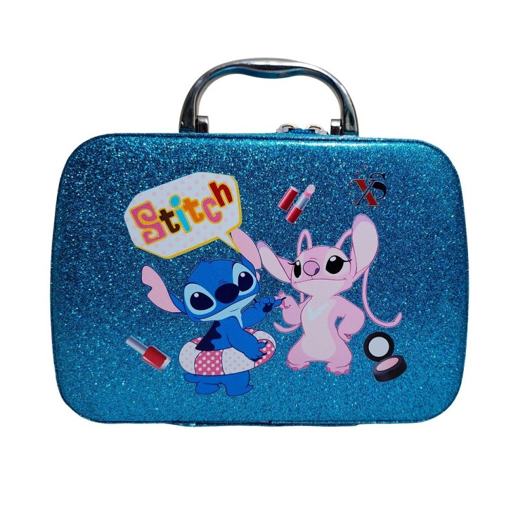 Maleta Kit Maquillaje Stitch Angel Niñas Juguete Esmaltes