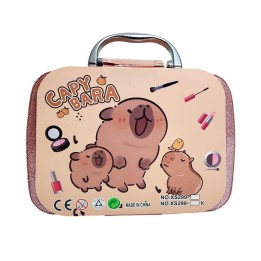 Maleta Kit Maquillaje Capibara Niñas Juguete Esmaltes