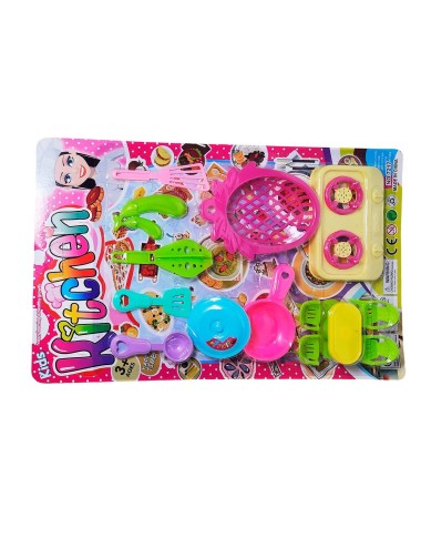Juguete Cocina Utencilios Didactico Kitchen Juego De Rol