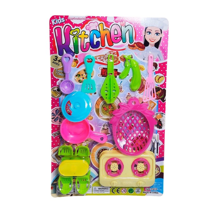 Juguete Cocina Utencilios Didactico Kitchen Juego De Rol