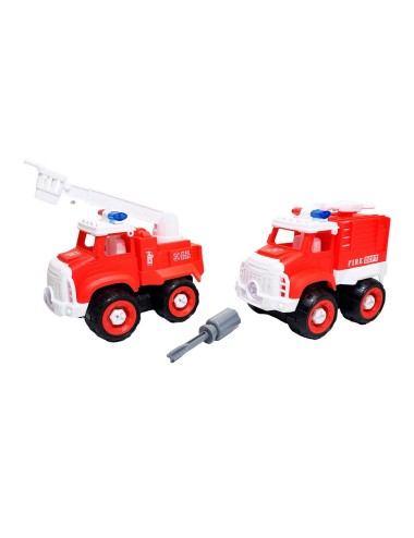 Camion Grua Bomberos Armable Juguete Didactico Interactivo