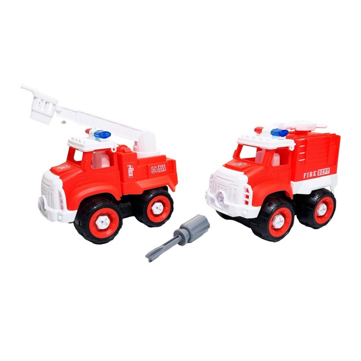 Camion Grua Bomberos Armable Juguete Didactico Interactivo