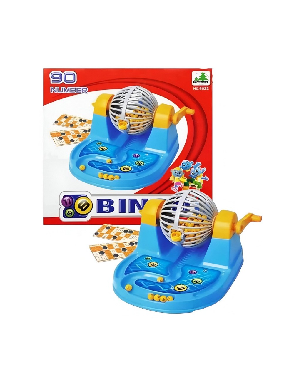Bingo Lotto Juego De Mesa + Balotera Y Accesorios