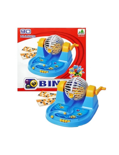 Bingo Lotto Juego De Mesa + Balotera Y Accesorios