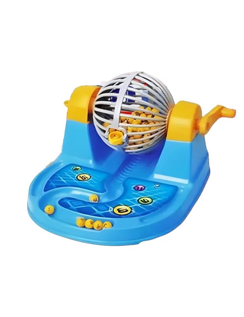 Bingo Lotto Juego De Mesa + Balotera Y Accesorios