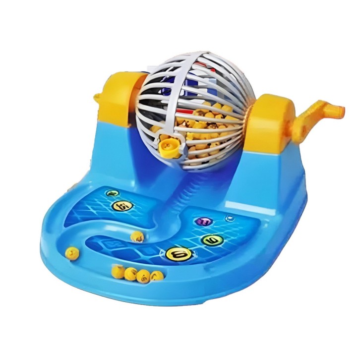 Bingo Lotto Juego De Mesa + Balotera Y Accesorios
