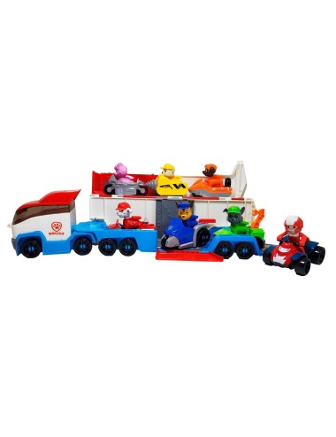 Camion Bus Tractomula Patrulla Canina Set X 7 Vehiculos
