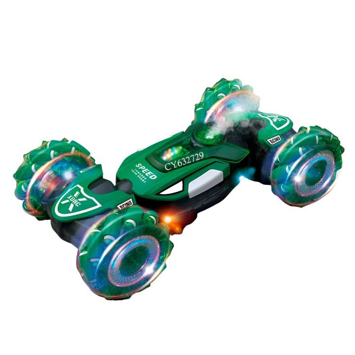 Carro 360 Grados Hulk Recargable Con Control Remoto