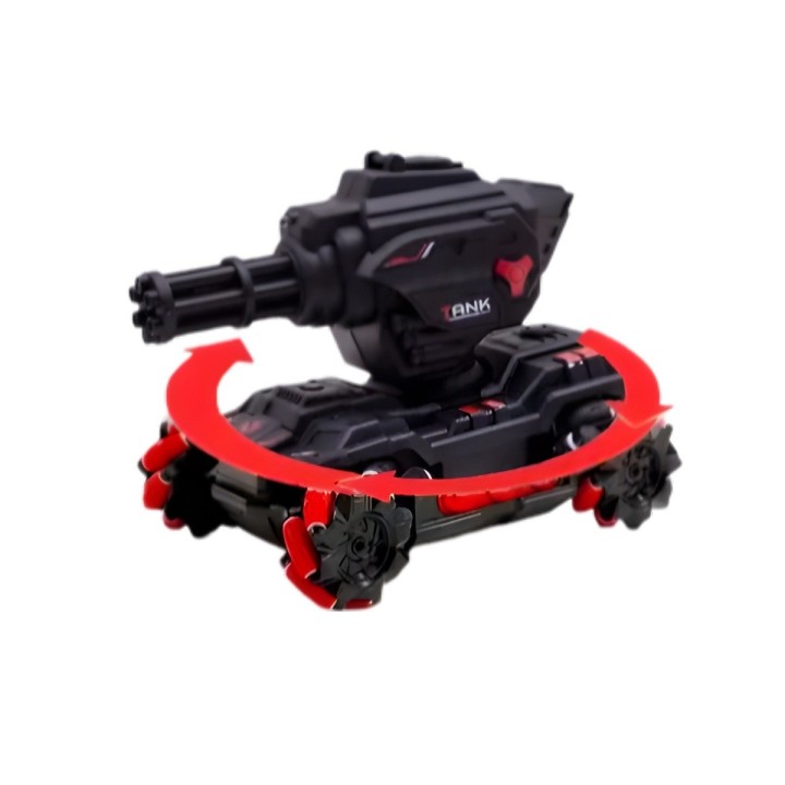Carro Tanque 360 Grados Recargable Con Control Remoto