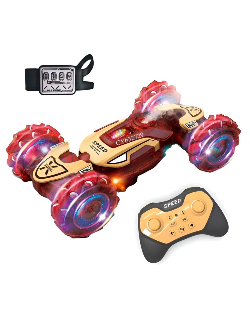 Carro 360 Grados Iron Man Recargable Con Control Remoto