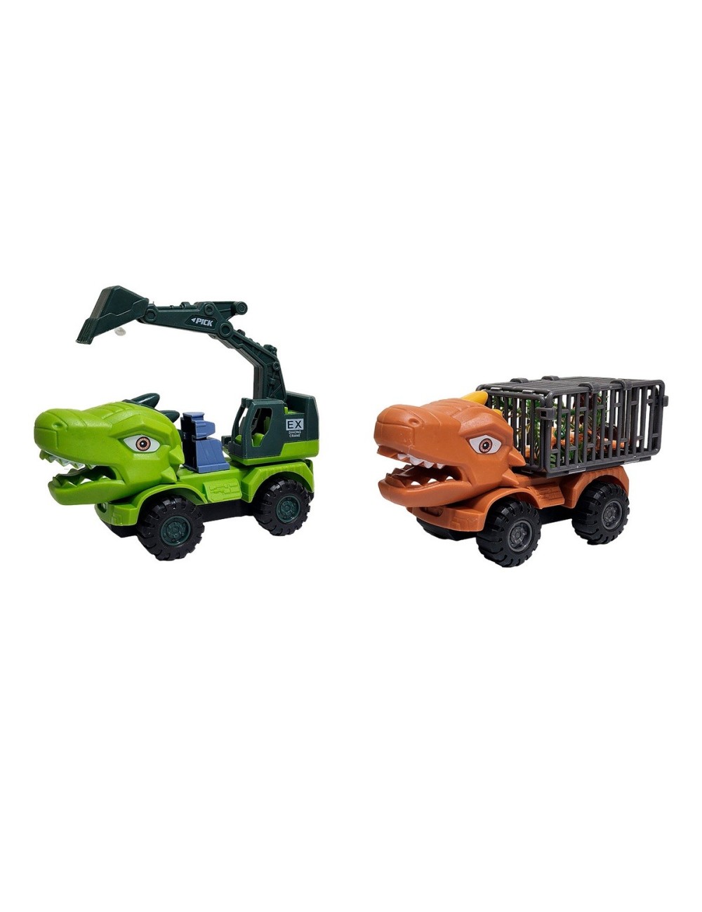 Carro Camiones Construccion Transporte Dinosaurio Jurassic