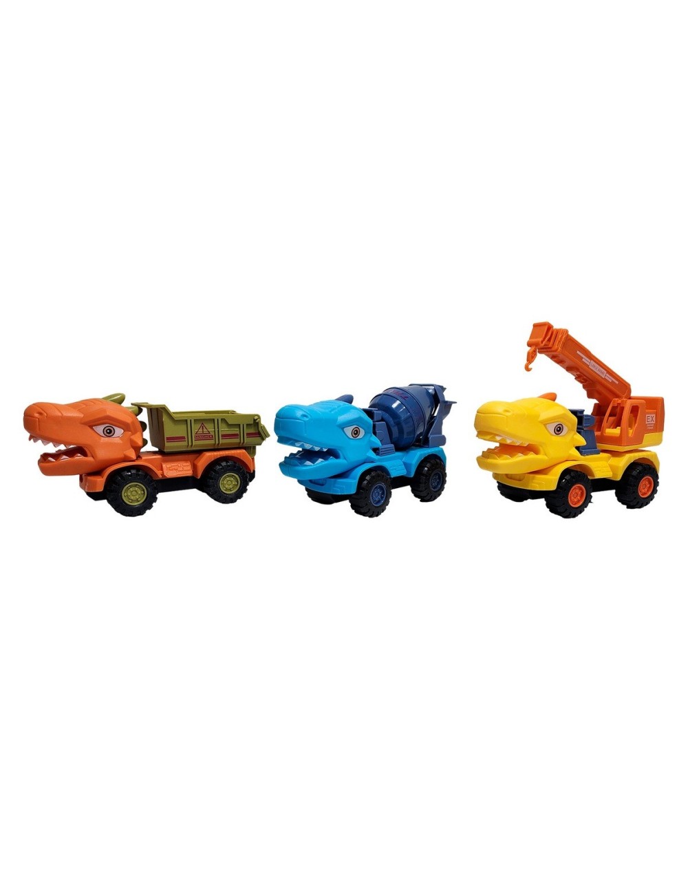 Carro Camiones Construccion Transporte Dinosaurio Jurassic