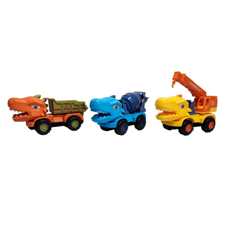 Carro Camiones Construccion Transporte Dinosaurio Jurassic