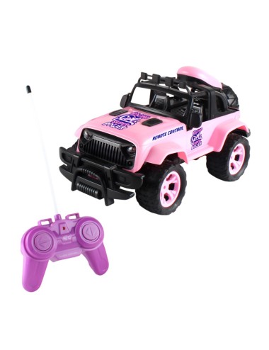 Carro Jeep Recargable Para Muñecas Con Control Remoto Niñas