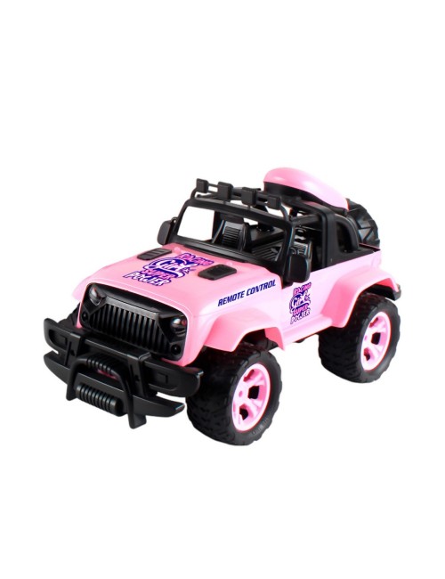 Carro Jeep Recargable Para Muñecas Con Control Remoto Niñas
