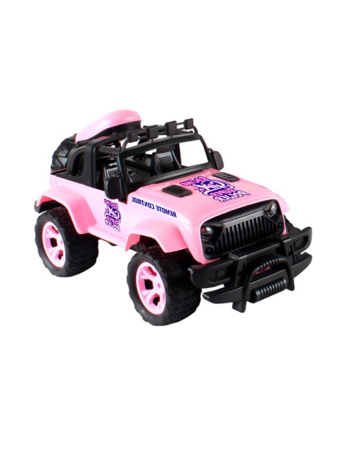 Carro Jeep Recargable Para Muñecas Con Control Remoto Niñas