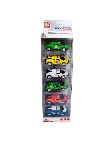 Carros Deportivos Servicios Racing Gt Coleccion X 6 Unidades
