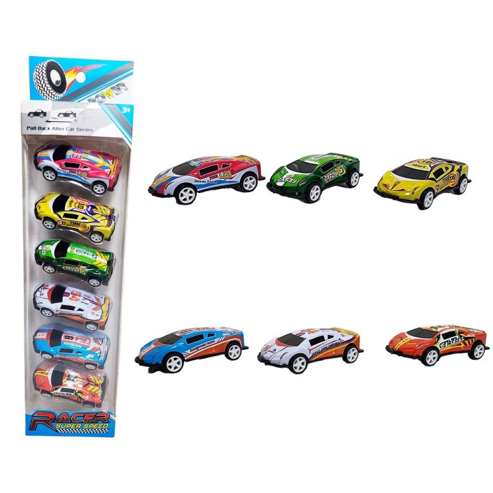 Carros Deportivos Speed Racing Gt Coleccion X 6 Unidades