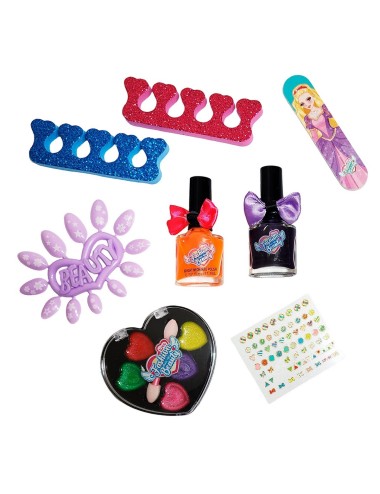 Kit De Uñas Manicure Maquillaje Juguete Niñas Makeup