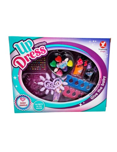 Kit De Uñas Manicure Maquillaje Juguete Niñas Makeup