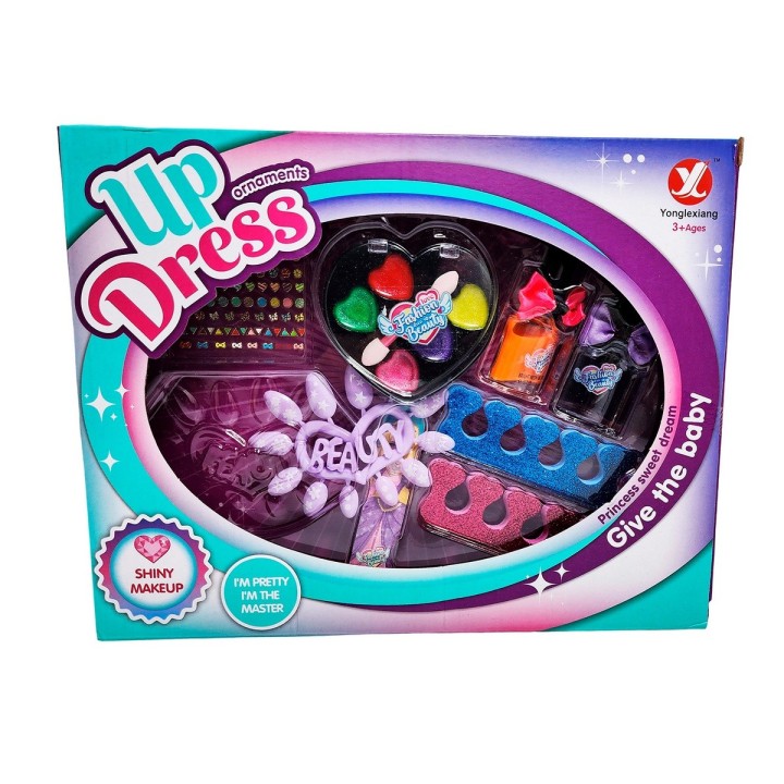 Kit De Uñas Manicure Maquillaje Juguete Niñas Makeup