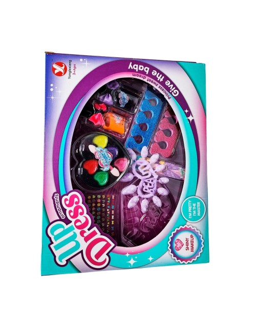 Kit De Uñas Manicure Maquillaje Juguete Niñas Makeup