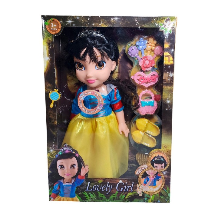 Muñeca Princesa Cuento De Hadas + Accesorios